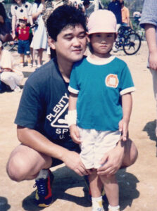大谷翔平選手と父親